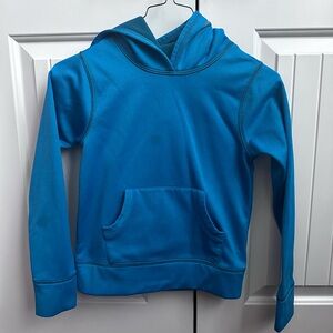 LL Bean kids pullover jacket, size 6x-7, blue